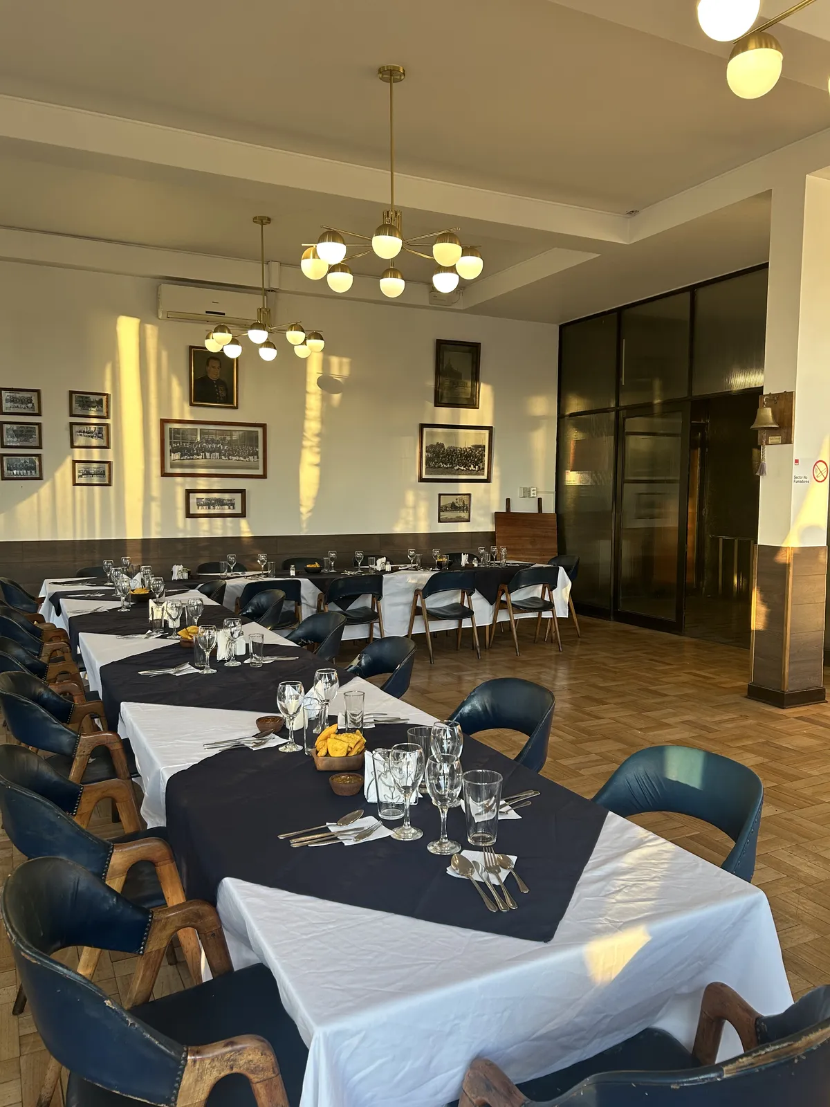 Salón montado para evento